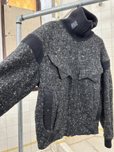 Load image into Gallery viewer, 1980s Claude Montana High Neck Wide Wool Jacket with Shoulderpads - Size L