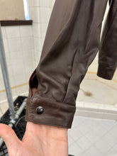 Load image into Gallery viewer, 1980s Claude Montana Leather Flight Jacket with Epaulets - Size L
