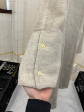 Load image into Gallery viewer, 1980s Claude Montana Heavy Wool Trench Coat with Removable Shearling Collar - Size L