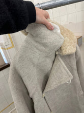 Load image into Gallery viewer, 1980s Claude Montana Heavy Wool Trench Coat with Removable Shearling Collar - Size L