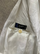 Load image into Gallery viewer, 1980s Claude Montana Heavy Wool Trench Coat with Removable Shearling Collar - Size L