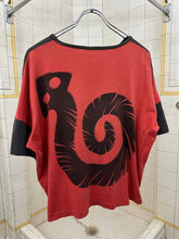 Load image into Gallery viewer, ss1986 Issey Miyake Wide Paneled Snake Tee - Size M