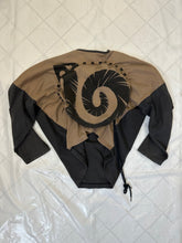 Load image into Gallery viewer, ss1986 Issey Miyake Wide Snake Print Tee with Drawcord Detail - Size M