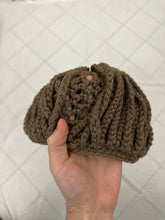 Load image into Gallery viewer, aw2004 Issey Miyake Brown Braided Wool Hat - Size OS
