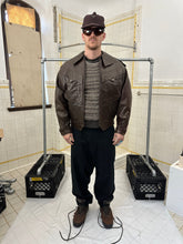 Load image into Gallery viewer, 1980s Claude Montana Leather Flight Jacket with Epaulets - Size L