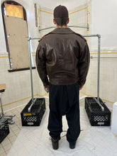 Load image into Gallery viewer, 1980s Claude Montana Leather Flight Jacket with Epaulets - Size L