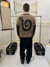 Load image into Gallery viewer, ss1986 Issey Miyake Wide Snake Print Tee with Drawcord Detail - Size M