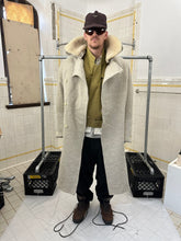 Load image into Gallery viewer, 1980s Claude Montana Heavy Wool Trench Coat with Removable Shearling Collar - Size L