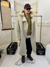 Load image into Gallery viewer, 1980s Claude Montana Heavy Wool Trench Coat with Removable Shearling Collar - Size L