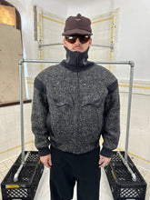 Load image into Gallery viewer, 1980s Claude Montana High Neck Wide Wool Jacket with Shoulderpads - Size L