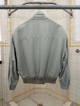 Load image into Gallery viewer, 1980s Vintage Italian Designer Baby Blue Jacket with Shoulderpads - Size S