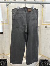 Load image into Gallery viewer, 1980s Vintage Japanese Designer Denim Pants with Suspender Hooks - Size XL