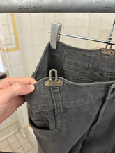 Load image into Gallery viewer, 1980s Vintage Japanese Designer Denim Pants with Suspender Hooks - Size XL