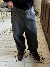 Load image into Gallery viewer, 1980s Vintage Japanese Designer Denim Pants with Suspender Hooks - Size XL