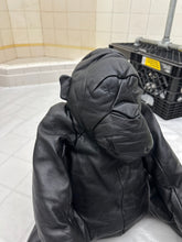 Load image into Gallery viewer, ss2016 Raeburn Black Leather Orangutan Backpack - Size OS