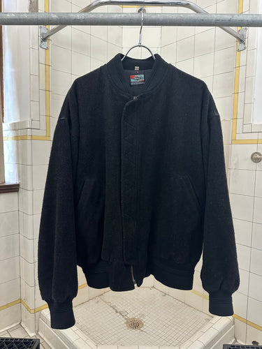 1980s Ball Heavy Wool Bomber - Size L
