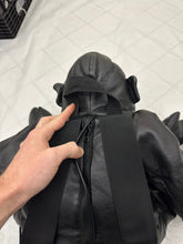 Load image into Gallery viewer, ss2016 Raeburn Black Leather Orangutan Backpack - Size OS