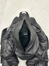 Load image into Gallery viewer, ss2016 Raeburn Black Leather Orangutan Backpack - Size OS