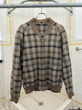 Load image into Gallery viewer, 1980s Vintage Italian Designer Plaid Jacket with Shoulderpads - Size L