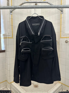 1980s Calugi E Giannelli Chest Backpack Pockets - Size XL