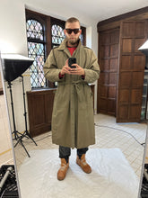 Load image into Gallery viewer, 1980s Vintage Italian Designer Lined Trench with Welt Pocket Detailing - Size XL