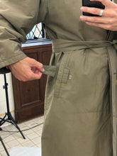 Load image into Gallery viewer, 1980s Vintage Italian Designer Lined Trench with Welt Pocket Detailing - Size XL
