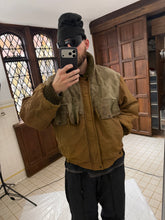 Load image into Gallery viewer, 1980s Vintage Italian Designer Mixed Material Hunting Jacket - Size XL
