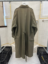 Load image into Gallery viewer, 1980s Vintage Italian Designer Lined Trench with Welt Pocket Detailing - Size XL