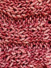 Load image into Gallery viewer, 1980s Vintage Italian Designer Thread Wrapped Yarn Knit Sweater in Red - Size L