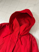 Load image into Gallery viewer, 1980s Vintage French Designer Canvas Coat with Removable Hood - Size M