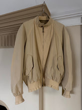 Load image into Gallery viewer, 1980s Vintage Italian Designer Bomber with Vented Western Back Yoke - Size M