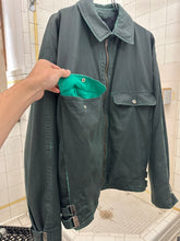 Load image into Gallery viewer, 1980s Vintage Italian Metal Buckled Mechanic Jacket - Size XL