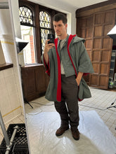 Load image into Gallery viewer, 1980s Vintage Italian Hooded Poncho with Vest - Size S