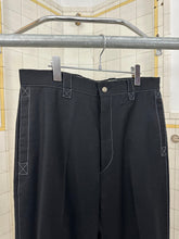 Load image into Gallery viewer, 1980s Claude Montana Contrast Stitched Wool Trousers - Size L