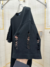 Load image into Gallery viewer, 1980s Claude Montana Black Tee with Sleeve Cutout Detail - Size L