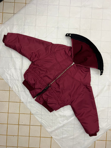 1980s Marithe Francois Girbaud Headband Hood Bomber - Size M