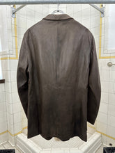 Load image into Gallery viewer, 2000s Burberry Prorsum Brown Leather Blazer - Size L
