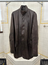Load image into Gallery viewer, 2000s Burberry Prorsum x Roberto Menichetti Leather Jacket with Articulated Sleeves and Interior Belt - Size XL