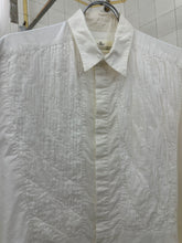 Load image into Gallery viewer, 1980s Parachute Pleated Quilted Button Up Shirt - Size M