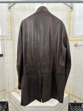 Load image into Gallery viewer, 2000s Burberry Prorsum x Roberto Menichetti Leather Jacket with Articulated Sleeves and Interior Belt - Size XL