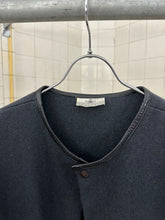 Load image into Gallery viewer, 1980s Parachute Oversized Wool Vest with Leather Detailing - Size OS