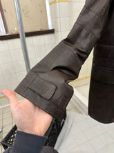 Load image into Gallery viewer, 2000s Burberry Prorsum x Roberto Menichetti Leather Jacket with Articulated Sleeves and Interior Belt - Size XL