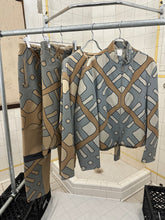 Load image into Gallery viewer, ss2001 Burberry Prorsum Modern Plaid Long Sleeve Tee - Size L
