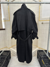 Load image into Gallery viewer, 1980s Parachute Heavy Wool Double Breasted Trench Coat - Size M