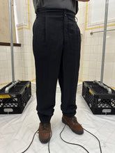 Load image into Gallery viewer, 1980s Claude Montana Crushed Nylon Pleated Trousers - Size M