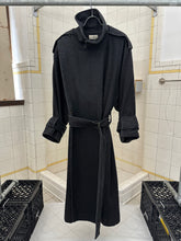 Load image into Gallery viewer, 1980s Parachute Heavy Wool Double Breasted Trench Coat - Size M
