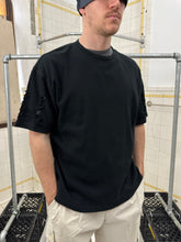 Load image into Gallery viewer, 1980s Claude Montana Black Tee with Sleeve Cutout Detail - Size L
