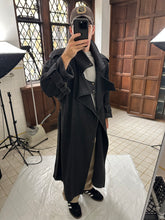 Load image into Gallery viewer, 1980s Parachute Heavy Wool Double Breasted Trench Coat - Size M