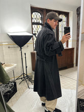 Load image into Gallery viewer, 1980s Parachute Heavy Wool Double Breasted Trench Coat - Size M