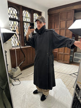 Load image into Gallery viewer, 1980s Parachute Heavy Wool Double Breasted Trench Coat - Size M